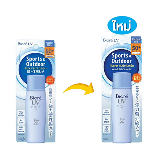 บิโอเร ยูวี เพอร์เฟค มิลค์ SPF50+/ PA++++ 40 มล.