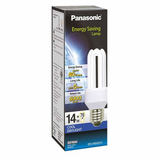 Panasonic หลอดประหยัดไฟ 14W แสงขาว