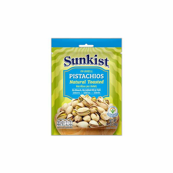 ซันคิสท์ พิสทาชิโออบ 30 กรัม (แพ็ก 6 ชิ้น)
