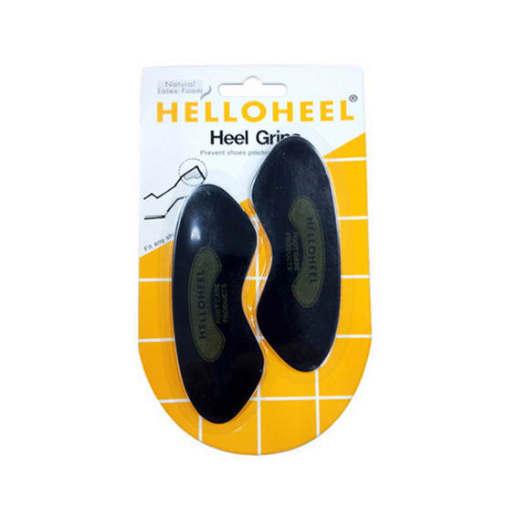 แผ่นกันกัด HELLO HEEL G 3-4 (ดำ) (2 แพ็ค,รวม 6 คู่)