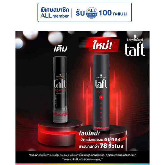 ทัฟท์ สเปรย์แต่งผมพาวเวอร์เมกก้าสตร๊าก 75 มล.