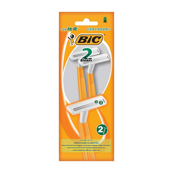 Bic 2 มีดโกน 2 ใบมีด (แพ็ก 4 ชิ้น)