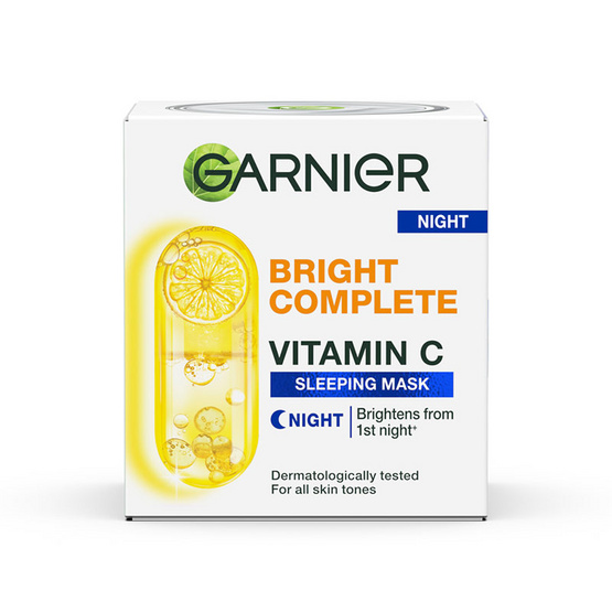 การ์นิเย่ ไบรท์ คอมพลีท วิตามินซี สลีปปิ้ง มาส์ก 50 มล.