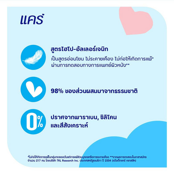 แป้งเด็กแคร์ฟ้า 160 กรัม (แพ็ก 3 ชิ้น)