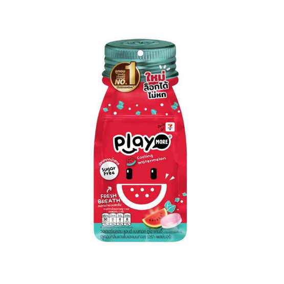 เพลย์มอร์ ลูกอมกลิ่นแตงโมและเมนทอล แบบซอง 12 กรัม (แพ็ก 12 ซอง) เพลย์มอร์ ลูกอมกลิ่นแตงโมและเมนทอล แบบซอง 12 กรัม (แพ็ก 12 ซอง)