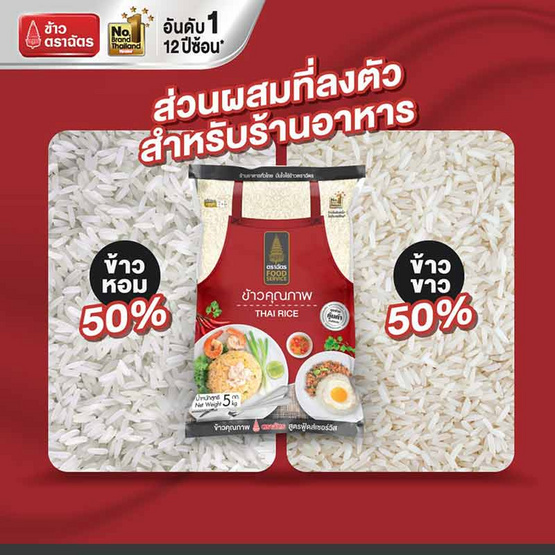 ฉัตร ข้าวหอมฟู้ดส์เซอวิส 5 กิโลกรัม