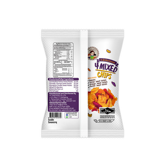 แม่นภา 4 มิกซ์เบรคแตก 30 กรัม (แพ็ก 6 ชิ้น)