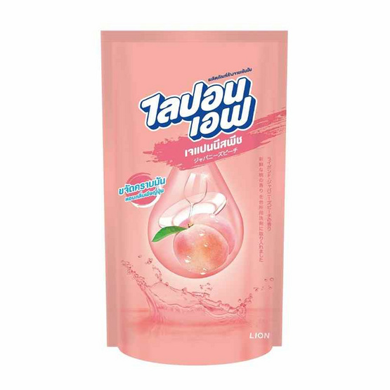 ไลปอนเอฟ น้ำยาล้างจาน กลิ่น เจแปนนีสพีช 450 มล. (แพ็ก 3 ชิ้น)