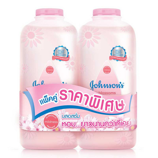 จอห์นสัน แป้งเด็กบลอสซั่มชมพู 380 กรัม จอห์นสัน แป้งเด็กบลอสซั่มชมพู 380 กรัม