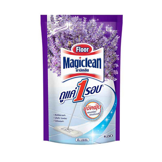มาจิคลีน น้ำยาถูพื้นกลิ่นลาเวนเดอร์ 750 มล. สีม่วง (แพ็ก 3 ชิ้น)