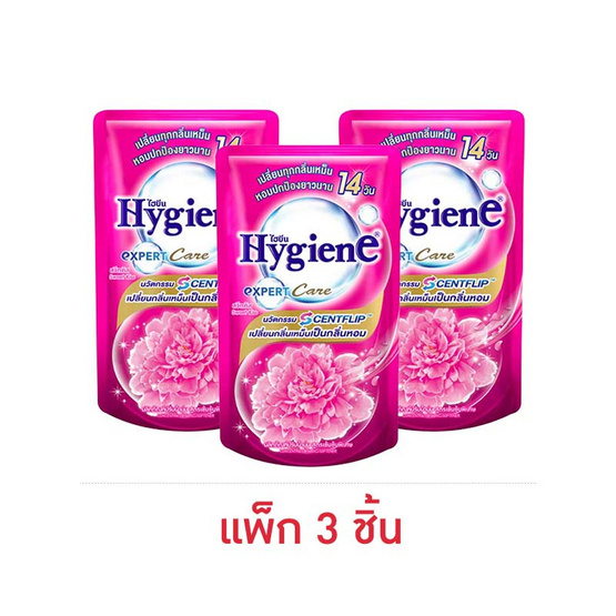 ไฮยีน ปรับผ้านุ่ม สวีทคิส ชมพู 330 มล. (1 แพ็ก 3 ชิ้น) ไฮยีน ปรับผ้านุ่ม สวีทคิส ชมพู 330 มล. (1 แพ็ก 3 ชิ้น)