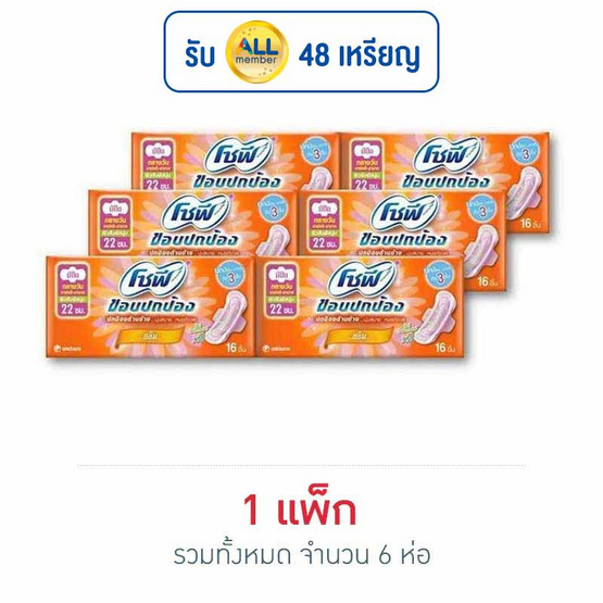 โซฟี ผ้าอนามัยแบบขอบปกป้องใยไหม สลิมมีปีก (ห่อละ 16 ชิ้น)