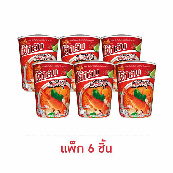 มาม่าโจ๊กคัพ รสต้มยำกุ้ง 45 กรัม แพ็ก 6 ชิ้น