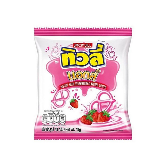 ทิวลี่นอตส์ รสสตรอเบอร์รี่ 48 กรัม (แพ็ก 12 ชิ้น)