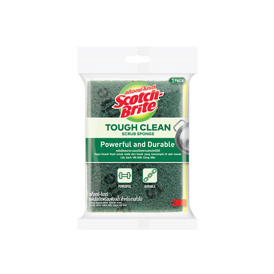 3M สก๊อตไบร์ท สองประสงค์ (แพ็ก 6 ชิ้น)