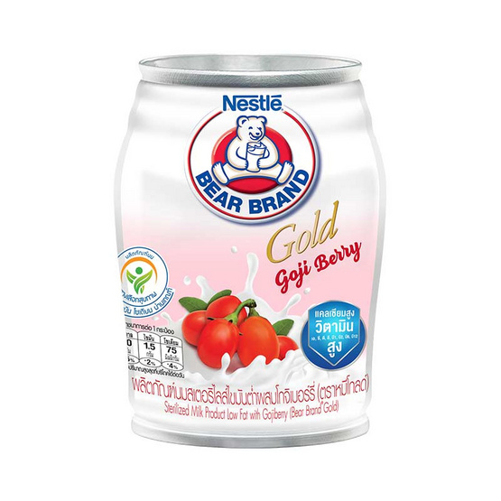 ตราหมีโกลด์ โกจิเบอร์รี่ 140มล. (ยกลัง 24 กระป๋อง)