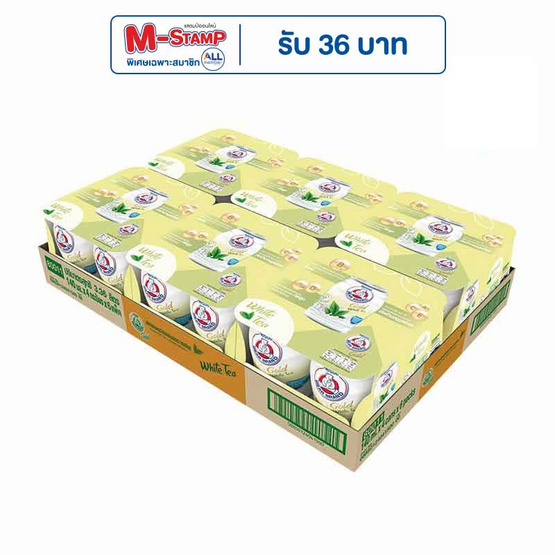 ตราหมีโกลด์ ชาขาว 140 มล. (ยกลัง 24 กระป๋อง)