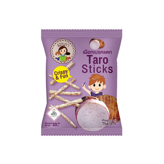 แม่นภา เผือกเบรคแตก 33 กรัม (แพ็ก 6 ชิ้น)