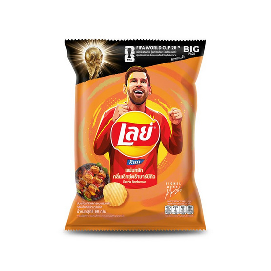 เลย์ร็อค กลิ่นเอ็กซ์ตร้าบาร์บีคิว 69 กรัม