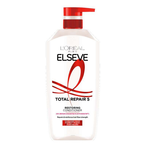 ลอรีอัล ปารีส เอลแซฟ โททอลรีแพร์ 5 รีสทอริ่ง ครีมนวดผม สำหรับฟื้นบำรุงผมเสีย 375 มล.