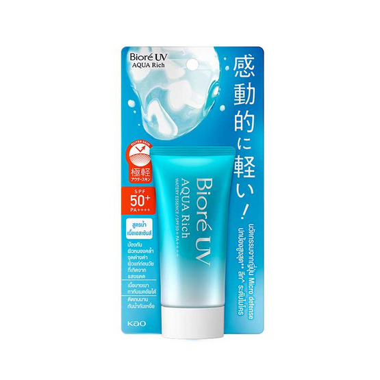 บิโอเร เอสเซ้นส์กันแดดยูวีอะควาริชวอเตอร์รี SPF50+ 50 กรัม