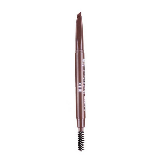 Mille ดินสอเขียนคิ้ว 6D Eyebrow Pencil Waterproof #02 Dark Brown