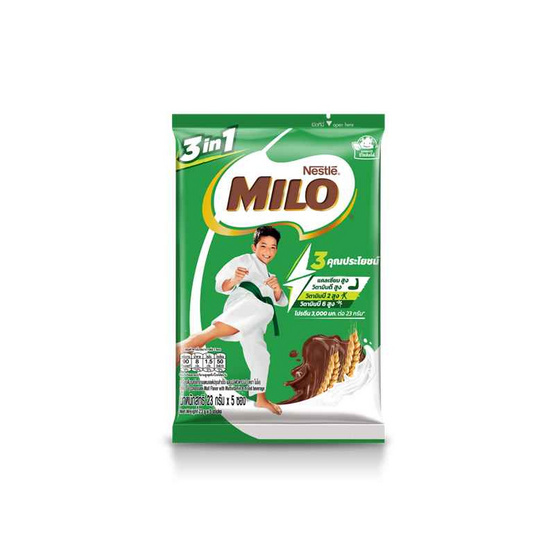 ไมโล แอคทิฟโก 3in1 สูตรปกติ 115 กรัม (23 กรัม x 5 ซอง)