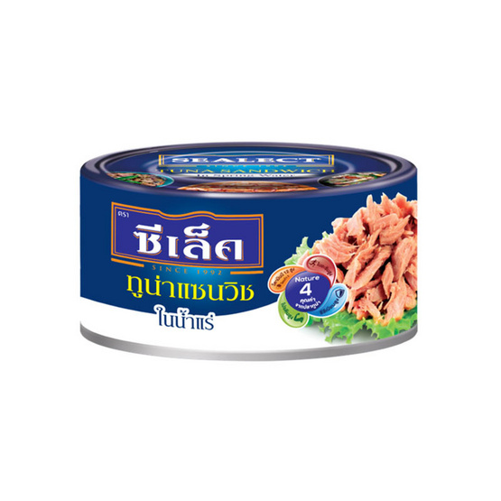 ซีเล็ค ทูน่าสเต็กในน้ำแร่ 165 กรัม (แพ็ก 4 ชิ้น)