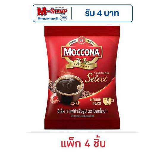 มอคโคน่า ซีเล็ค กาแฟสำเร็จรูป 40 กรัม (แพ็ก 4 ชิ้น)