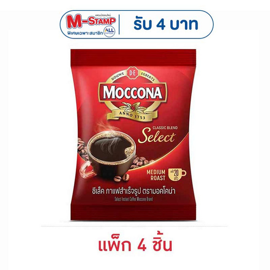 มอคโคน่า ซีเล็ค กาแฟสำเร็จรูป 40 กรัม (แพ็ก 4 ชิ้น)
