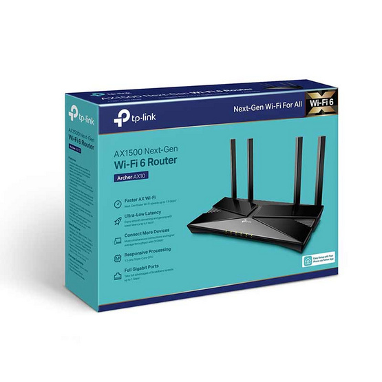 TP-Link Wi-Fi เราเตอร์ Archer AX10 AX1500 Wi-Fi 6 Router