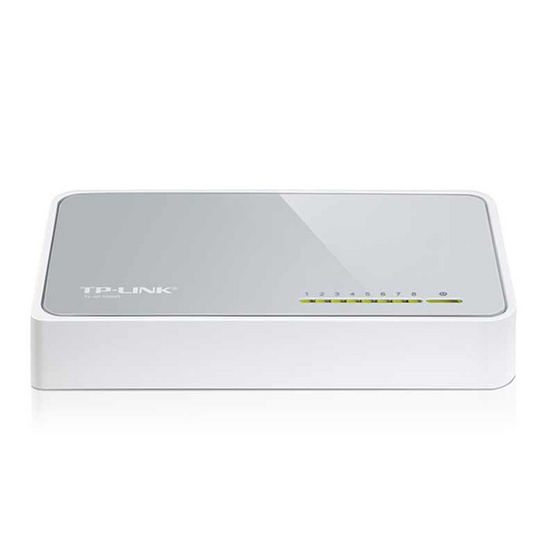 TP-Link อุปกรณ์ขยายช่องสัญญาณ Wi-Fi  TL-SF1008D 8-Port 10/100Mbps Desktop Switch