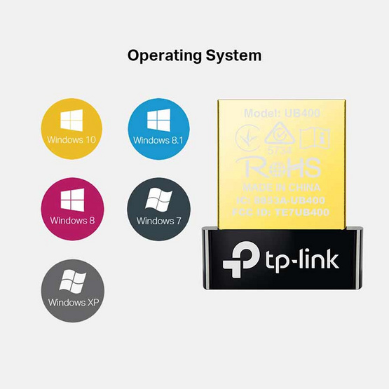 TP-Link USB อแดปเตอร์ UB400 Bluetooth 4.0 Nano USB Adapter