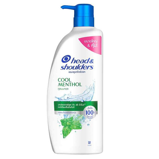 เฮดแอนด์โชวเดอร์ แชมพู เมนทอล 850 มล.