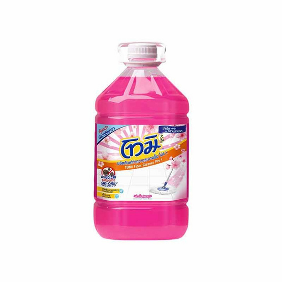 โทมิ น้ำยาถูพื้นแกลลอนชมพู 5,000 มล.