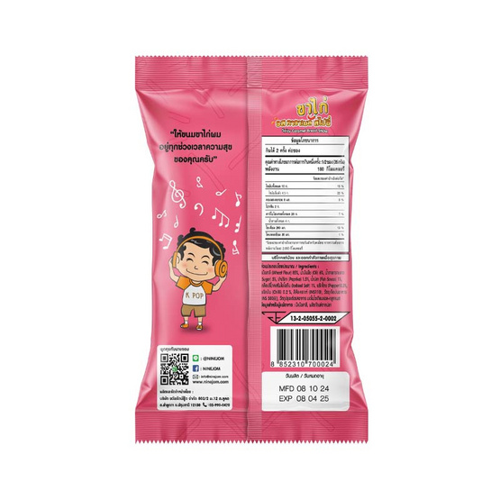 นายจอม ขาไก่รสคาราเมล สไปซี่ 70 กรัม (แพ็ก 6 ชิ้น)