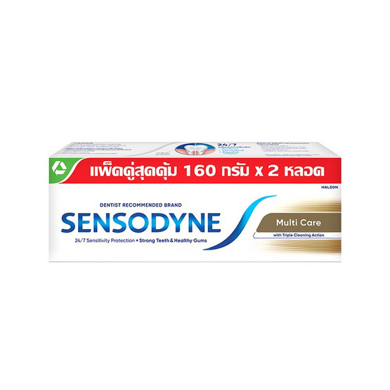 เซ็นโซดายน์ ยาสีฟัน มัลติแคร์ 160 กรัม (แพ็กคู่)