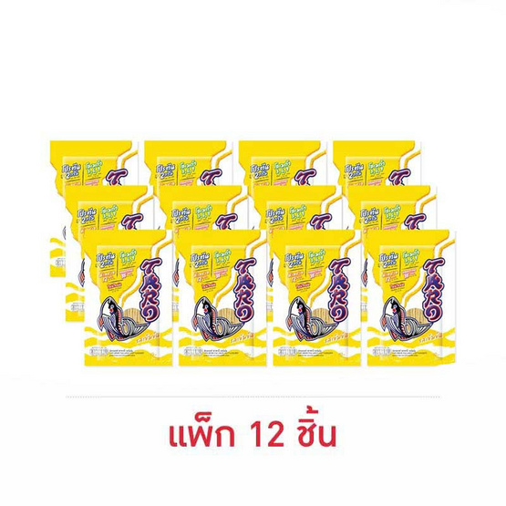 ทาโร ปลาสวรรค์รสเข้มข้น 10 กรัม (แพ็ก 12 ชิ้น)