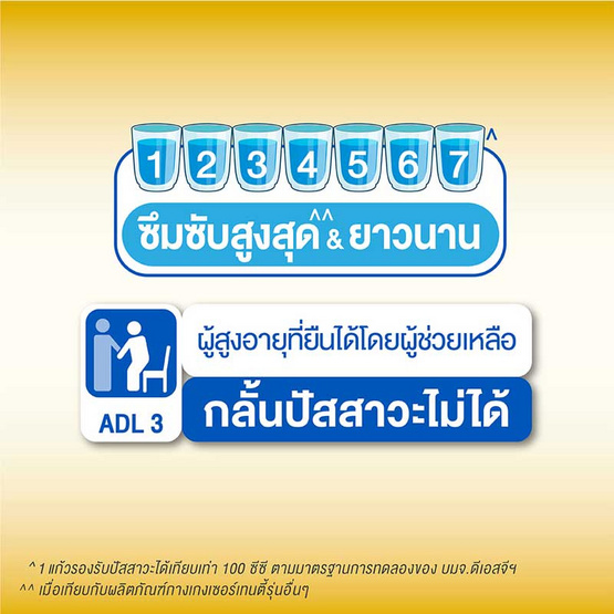เซอร์เทนตี้ กางเกงผ้าอ้อมผู้ใหญ่ โกล์ดแพ้นส์ M (16ชิ้น) เซอร์เทนตี้ กางเกงผ้าอ้อมผู้ใหญ่ โกล์ดแพ้นส์ M (16ชิ้น)
