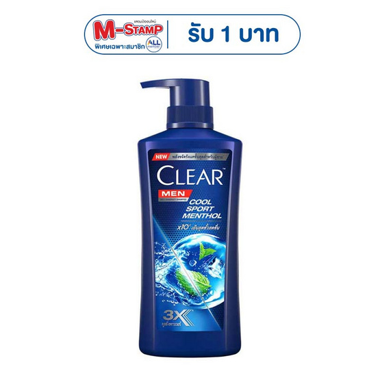 เคลียร์เมน แชมพูขจัดรังแค คูล สปอร์ต เมนทอล 360 มล.