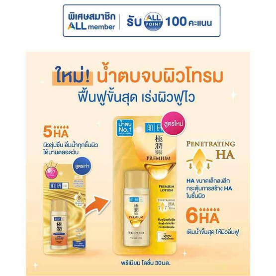 ฮาดะ ลาโบะ พรีเมี่ยม ไฮเดรทติ้ง โลชั่น 30 มล.