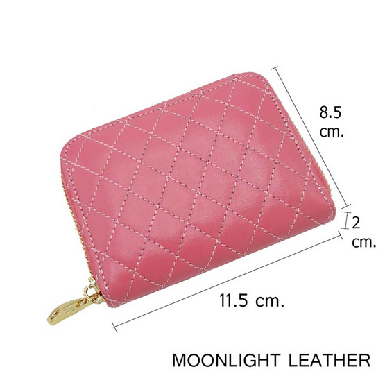 Moonlight WL078BKO กระเป๋าใส่เหรียญหนังแท้ MOONLIGHT รุ่น Mizzy Moonlight WL078BKO กระเป๋าใส่เหรียญหนังแท้ MOONLIGHT รุ่น Mizzy