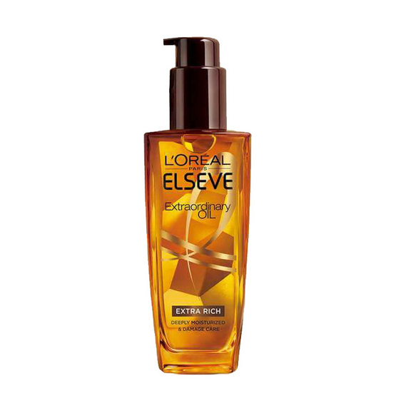 ลอรีอัล ปารีส เอลแซฟ เอ็กซ์ตรอว์ดินารี่ ออยล์ ผลิตภัณฑ์บำรุงเส้นผมสำหรับผมแห้งเสีย 100 มล.