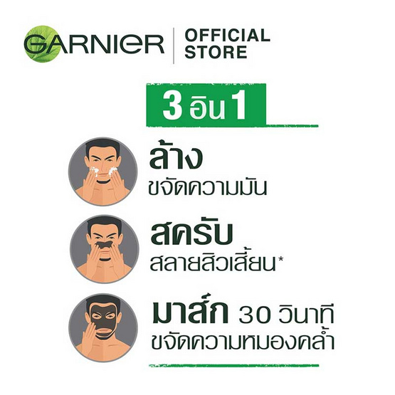 การ์นิเย่ เมน เทอร์โบไลท์ ออย คอนโทรล 3อิน1 ชาร์โคล โฟม 100 มล. การ์นิเย่ เมน เทอร์โบไลท์ ออย คอนโทรล 3อิน1 ชาร์โคล โฟม 100 มล.
