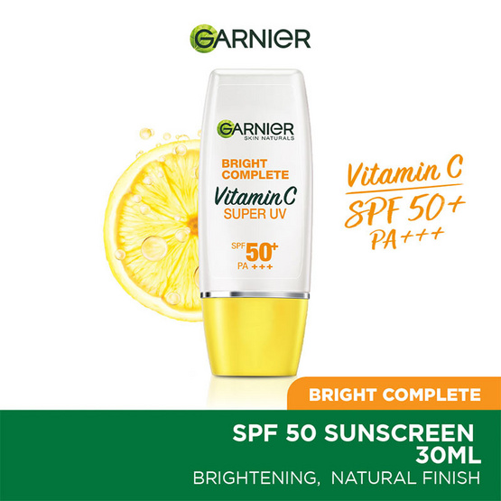 การ์นิเย่ ไบร์ท คอมพลีท วิตามินซี ซุปเปอร์ ยูวี SPF50+ PA+++ 30 มล.