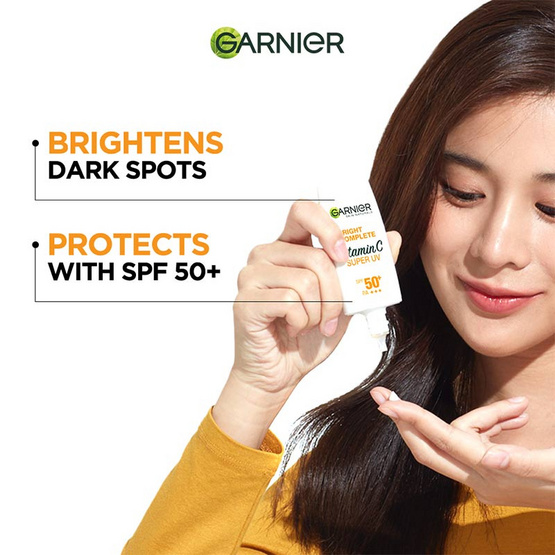การ์นิเย่ ไบร์ท คอมพลีท วิตามินซี ซุปเปอร์ ยูวี SPF50+ PA+++ 30 มล.