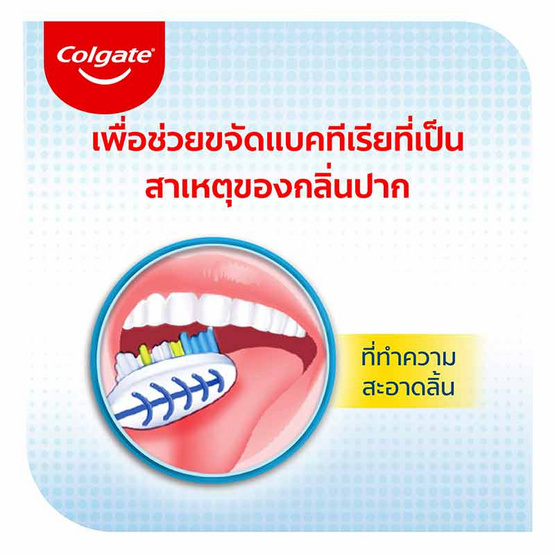 คอลเกต แปรงสีฟัน เอ็กซ์ตร้า คลีน (รุ่น 2 ด้าม ฟรี 1 ด้าม) คละสี