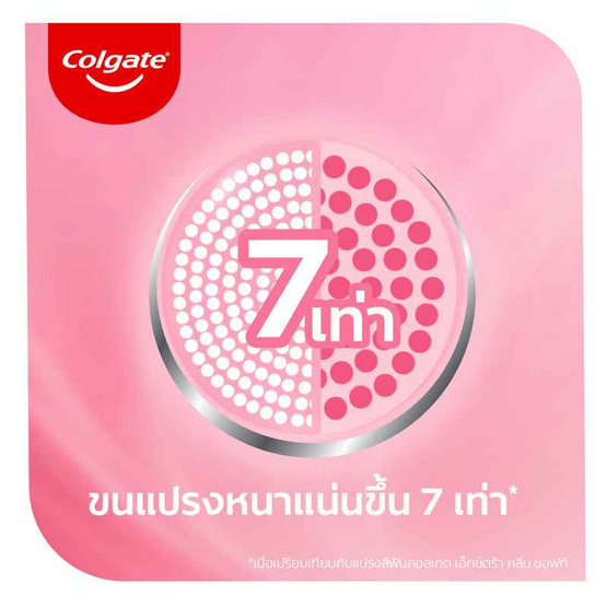 คอลเกต แปรงสีฟัน คุชชั่น คลีน (แพ็กคู่) คละสี