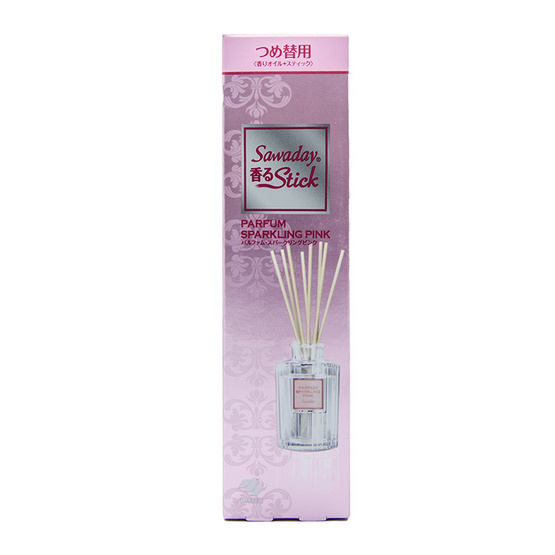 Sawaday น้ำหอม+ก้านไม้ รีฟิว กลิ่นสปาร์คลิ่งพิงค์ PARFUM-SPARKLING PINK 70 มล.