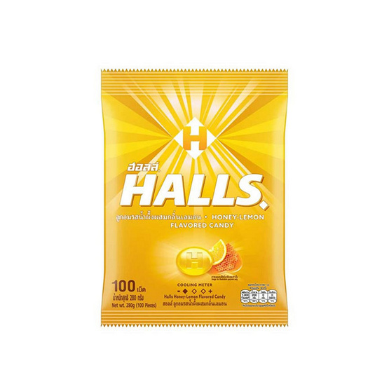 ฮอลล์ ลูกอมรสน้ำผึ้งผสมเลมอน (100เม็ด) 280 กรัม
